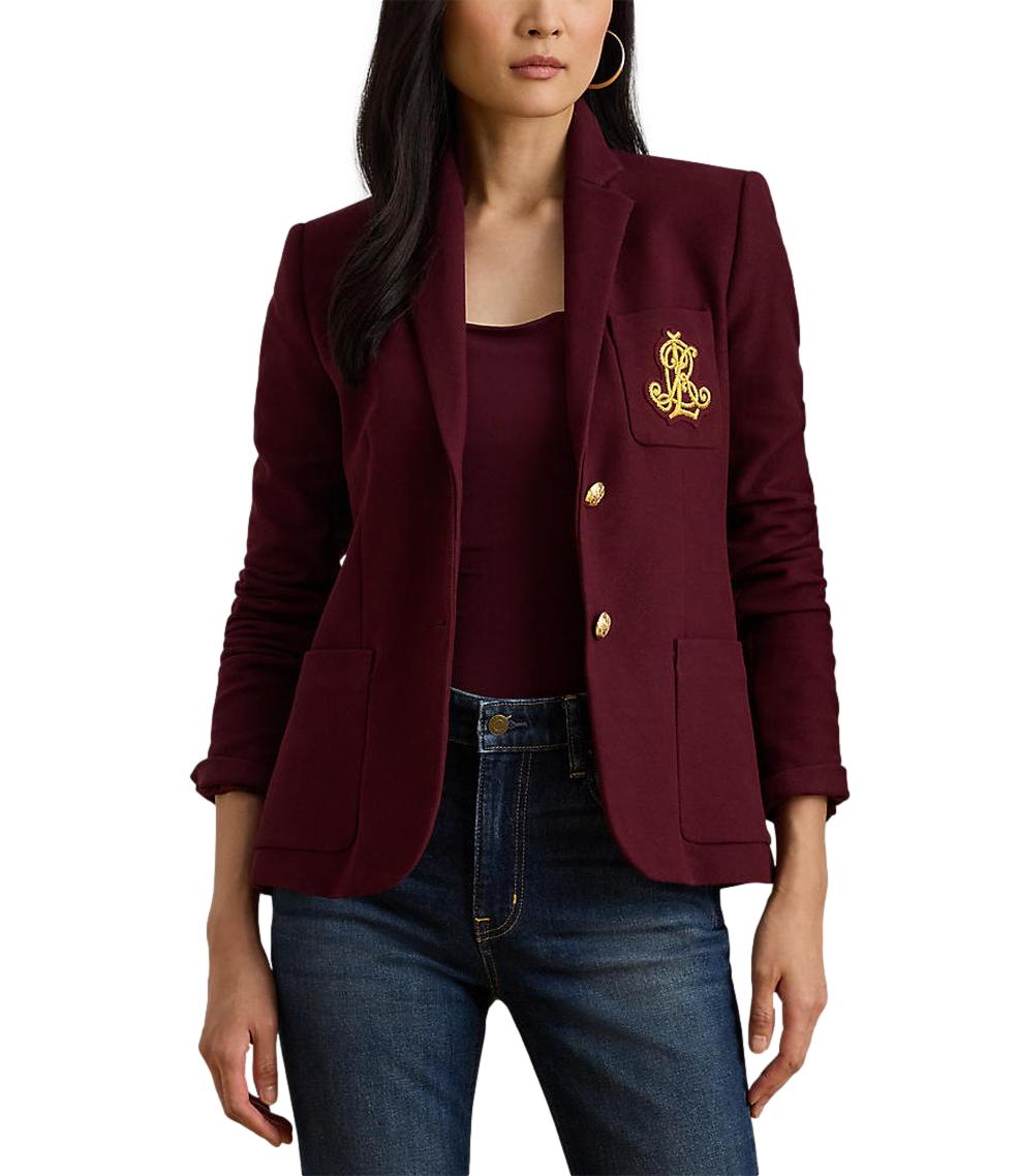 Ralph Lauren Blazer da Donna - Dark Garnet - 200797305