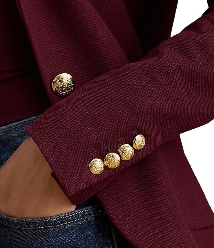 Ralph Lauren Blazer da Donna - Dark Garnet - 200797305