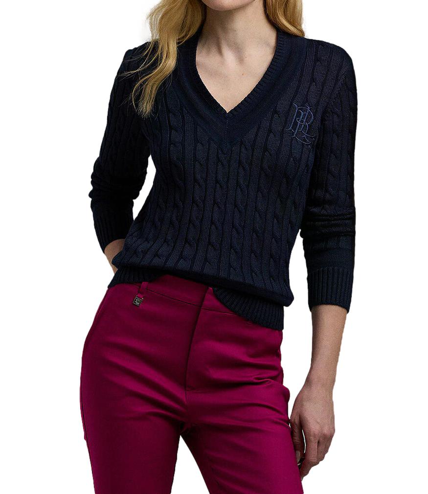 Ralph Lauren Pullover da Donna - Lauren Navy - 200888795