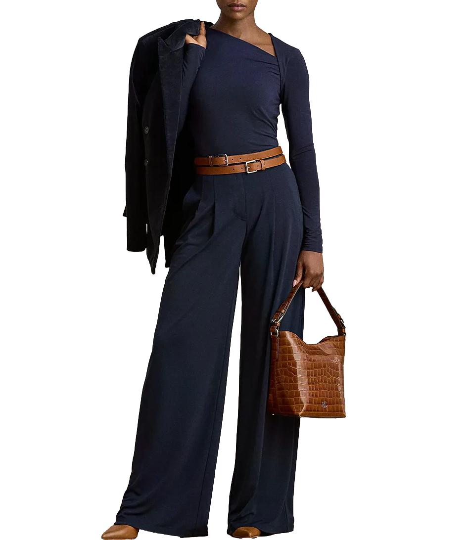 Ralph Lauren Pantalone da Donna - Lauren Navy - 200980217