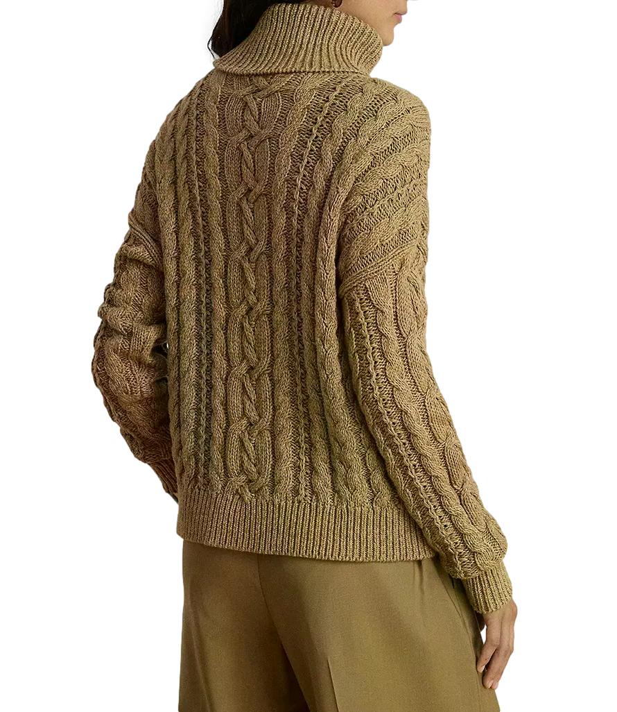 Ralph Lauren Pullover da Donna - Camel Marl - 200b27835