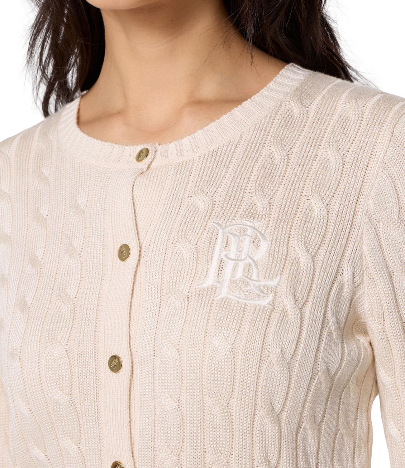 Ralph Lauren Cardigan da Donna - Mascarpone Cream - 200p14040
