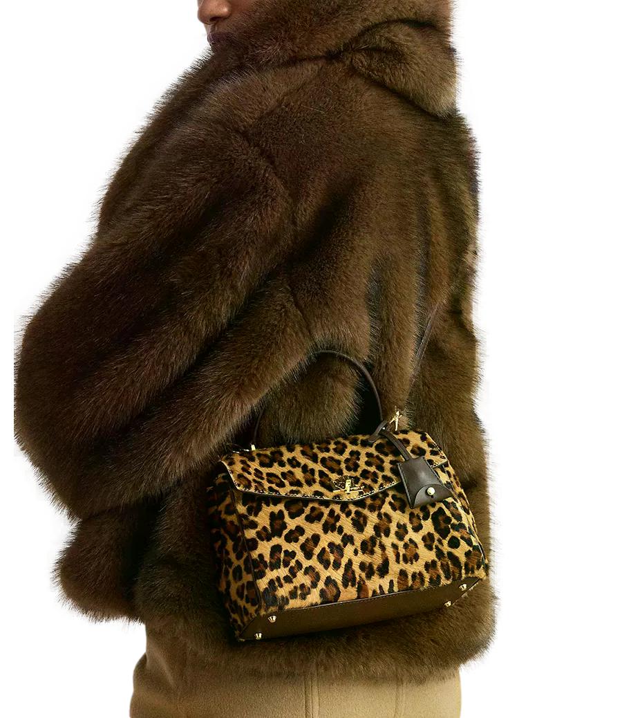 Ralph Lauren Borsa da Donna - Modern Leopard/chestnut Brown - 431p18422