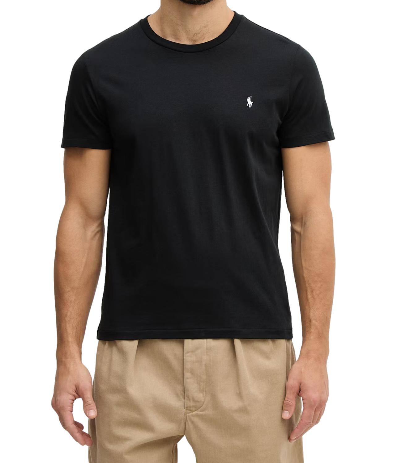 Ralph Lauren T-Shirt da Uomo - Black - 714844756