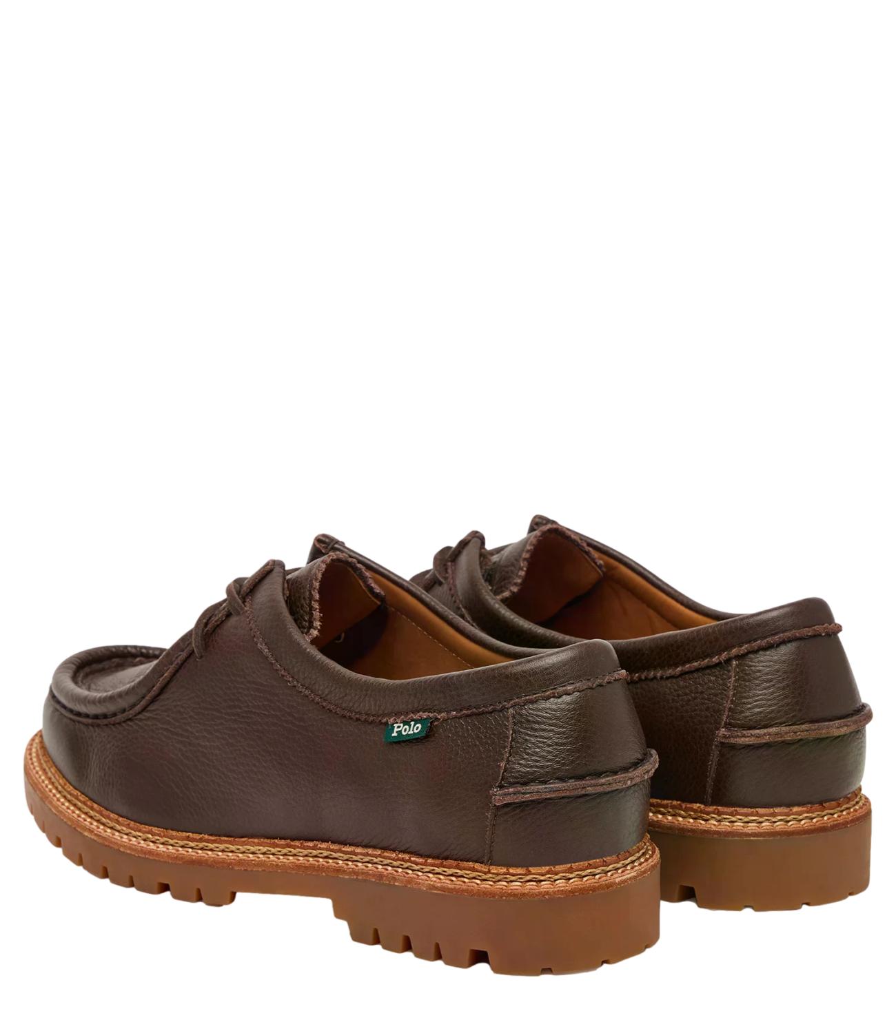 Ralph Lauren Mocassino da Uomo - Dark Brown - 803p15860