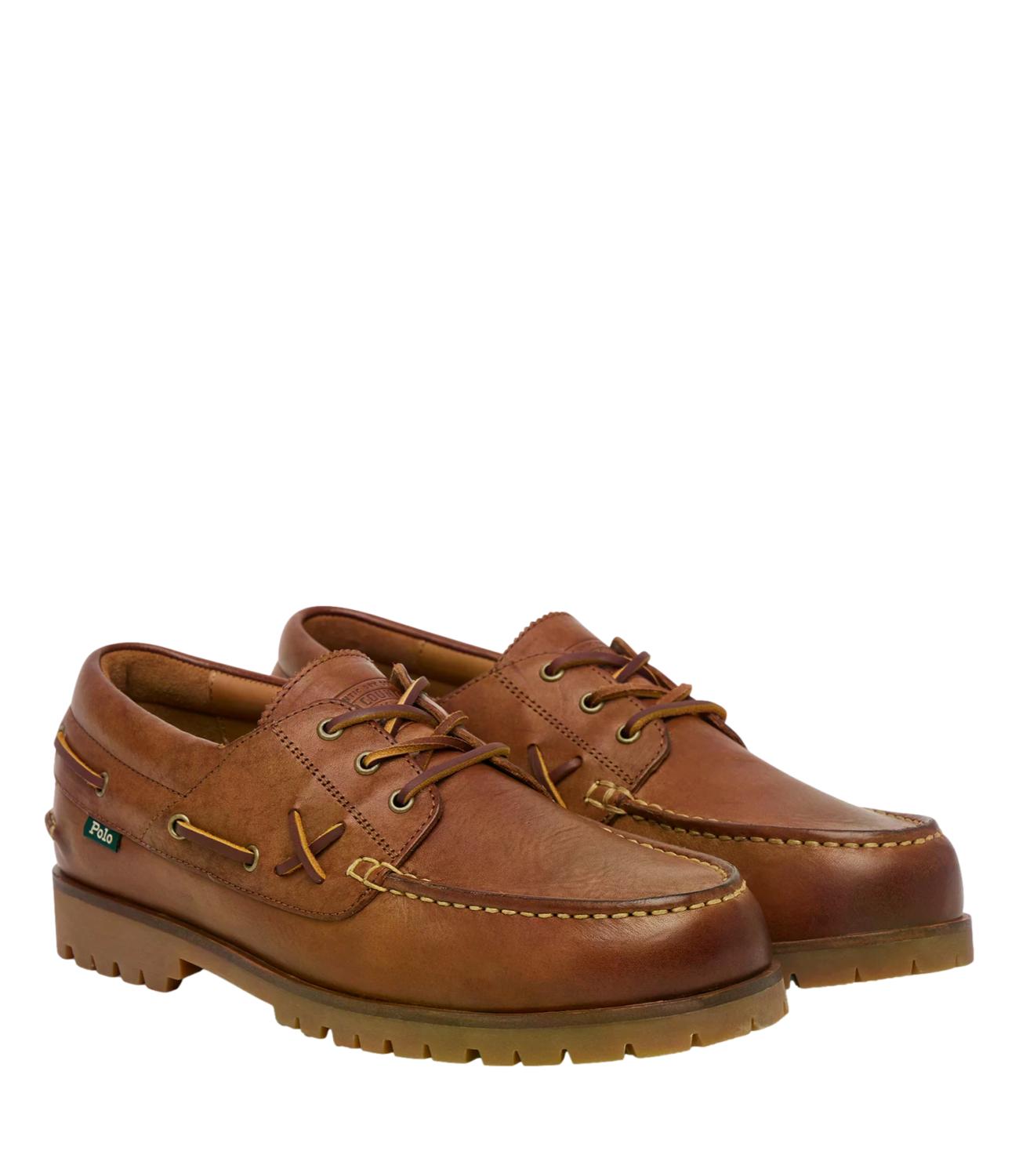 Ralph Lauren Mocassino da Uomo - Dark Brown - 812p15865