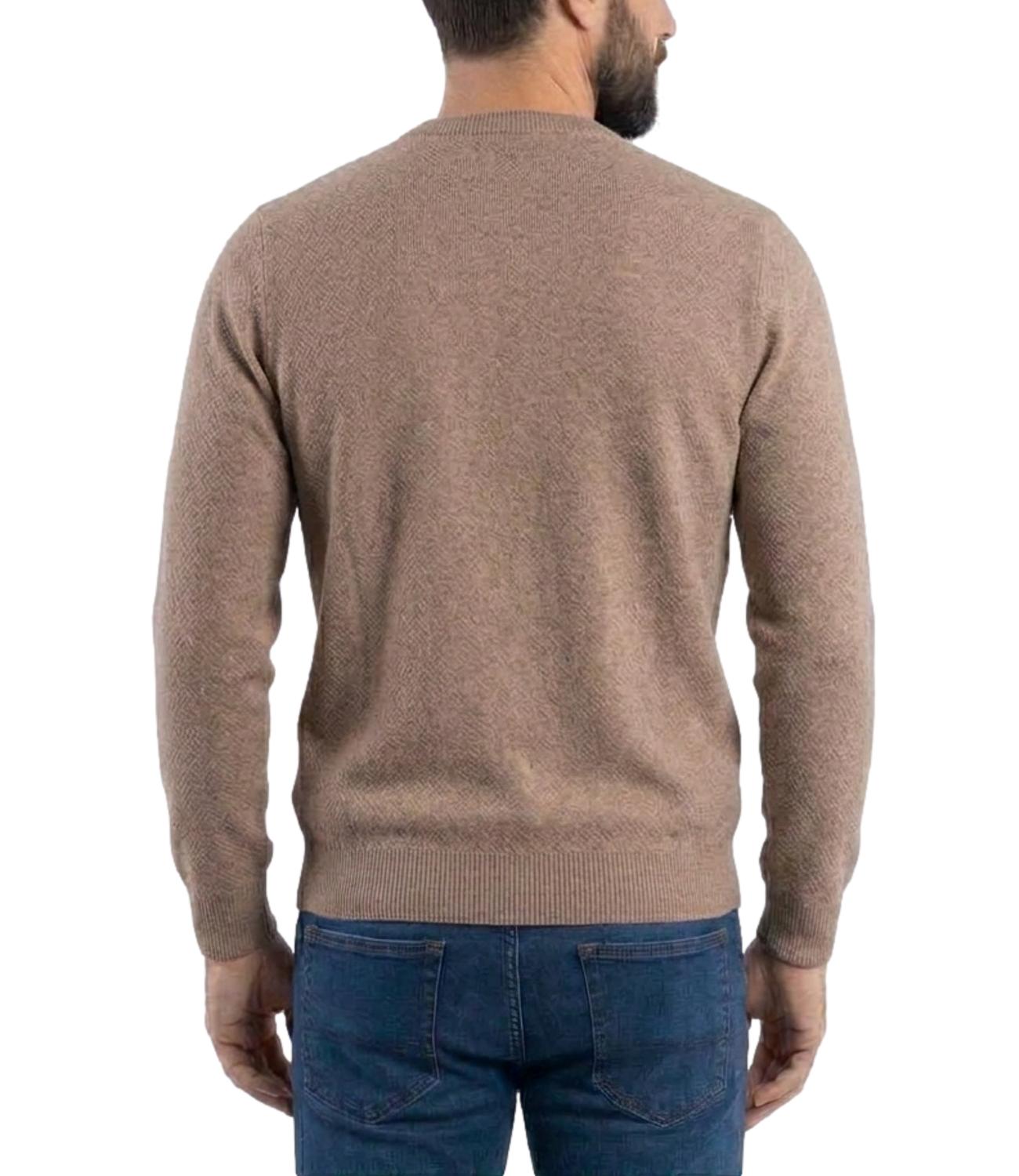 Roy Roger's Pullover da Uomo - Beige - Rru199ct48xxxx