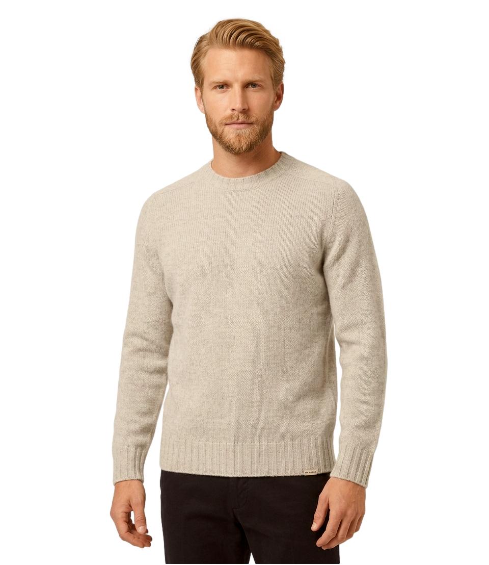 Roy Roger's Pullover da Uomo - Vintage Butter - Rru90400cv59xxxx