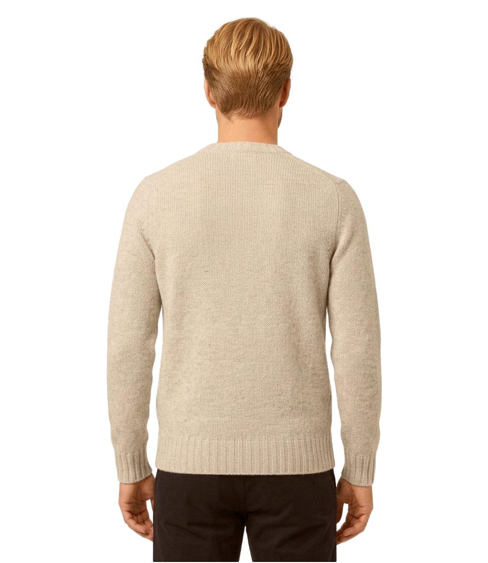 Roy Roger's Pullover da Uomo - Vintage Butter - Rru90400cv59xxxx