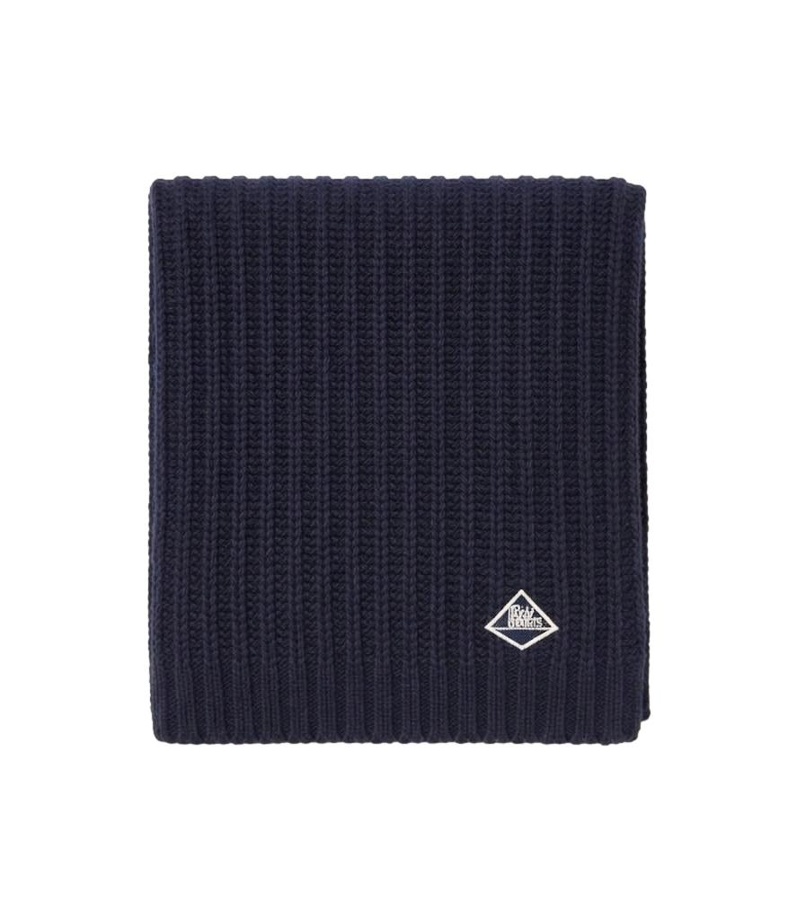Roy Roger's Sciarpa da Uomo - Blu - Rru943ct48 Xxxx