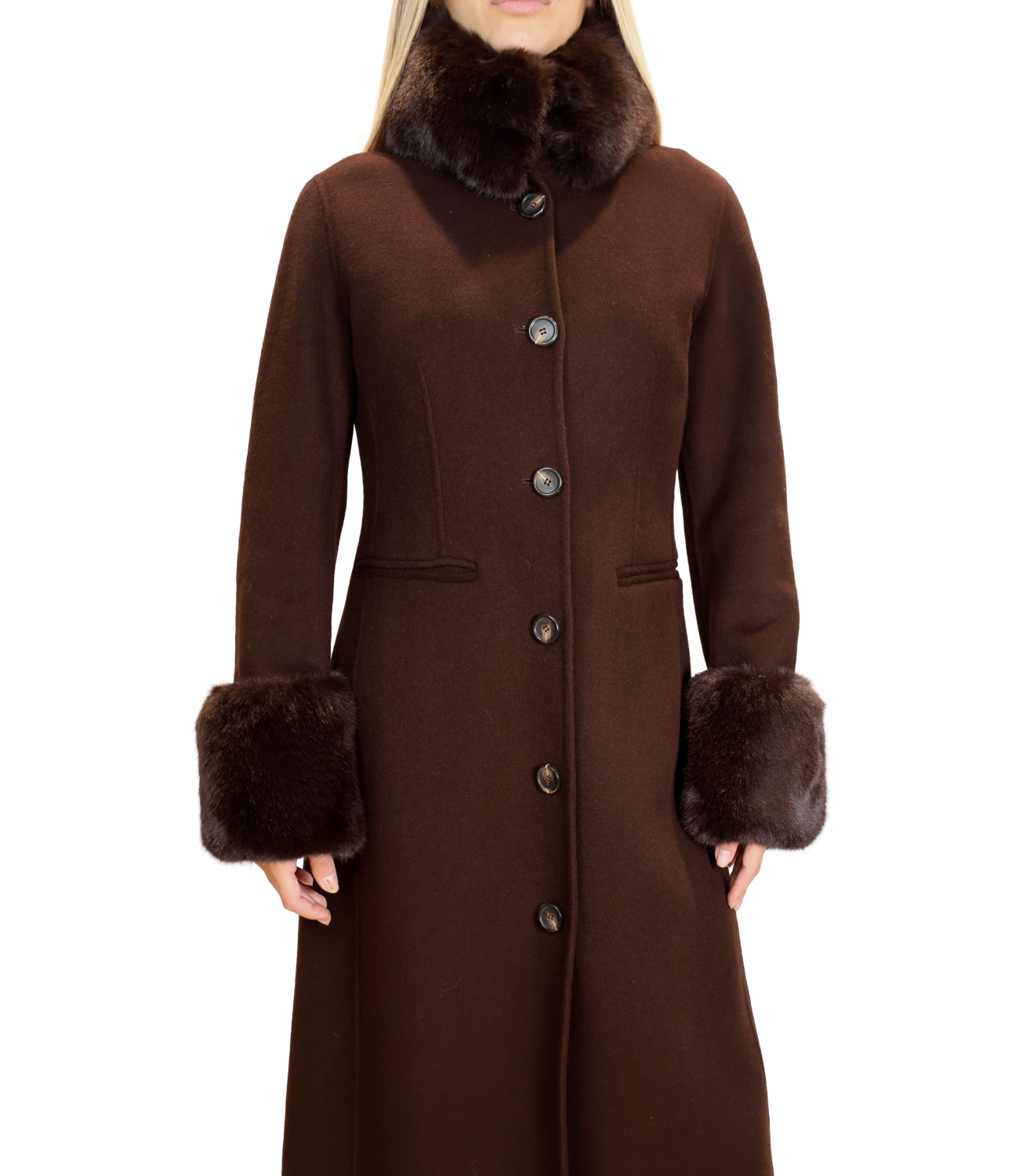 Silence Limited Cappotto da Donna - Dark Brown - Cp930-Aai26