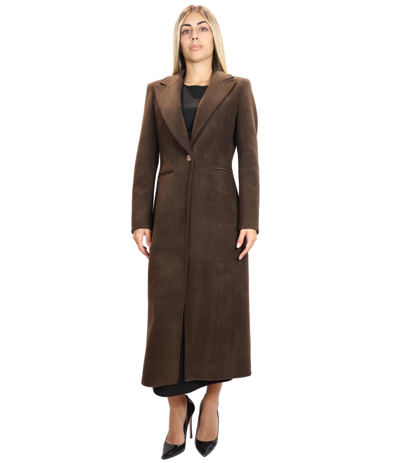 Silence Limited Cappotto da Donna - Dark Brown - Cp930M-Fwai26