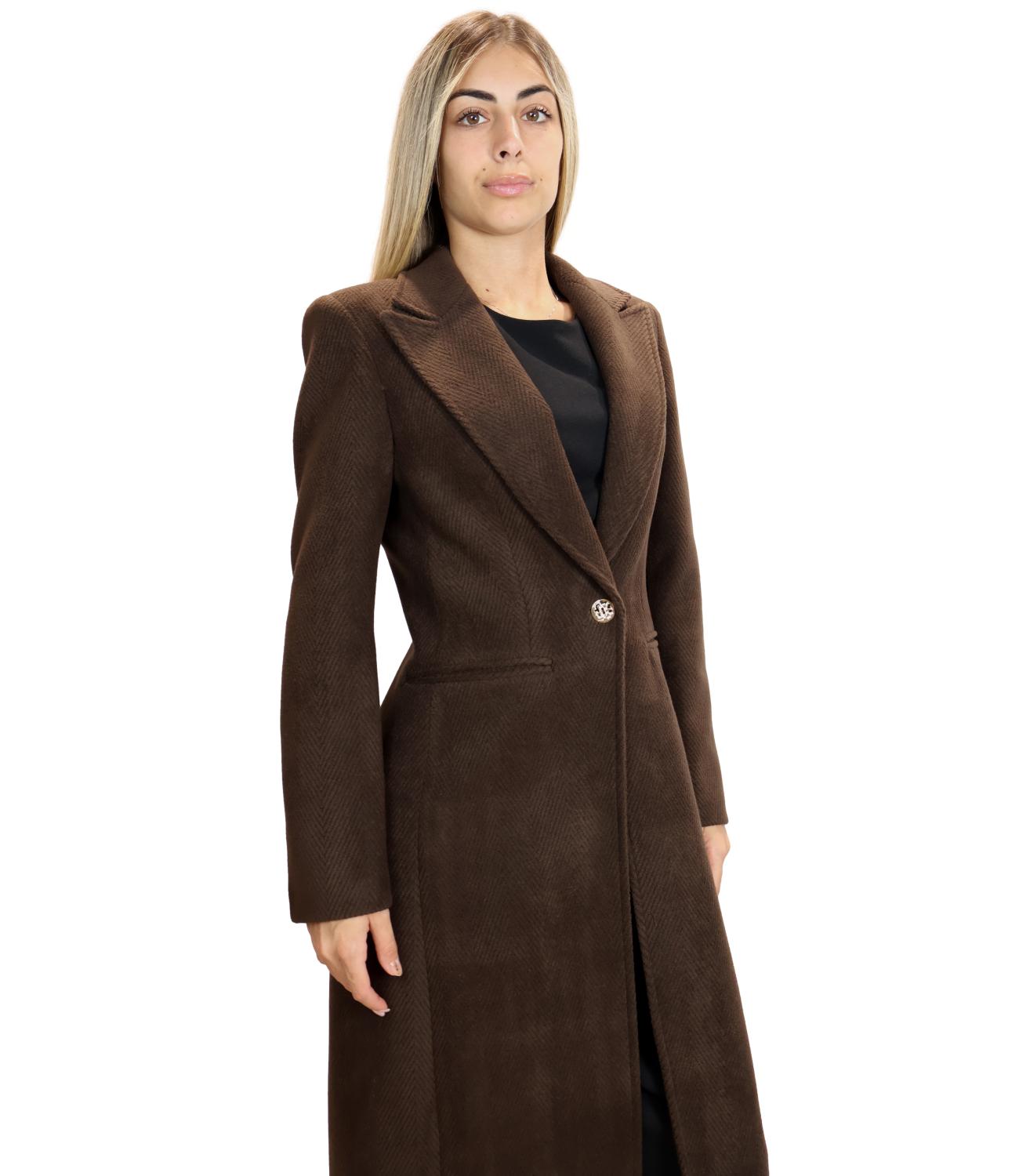 Silence Limited Cappotto da Donna - Dark Brown - Cp930M-Fwai26
