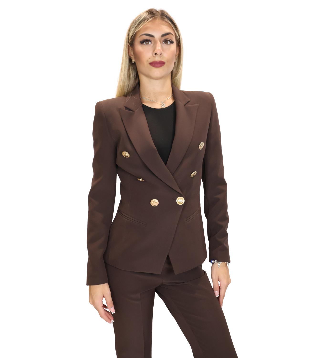 Silence Limited Giacca da Donna - Dark Brown - Npr235amberai26