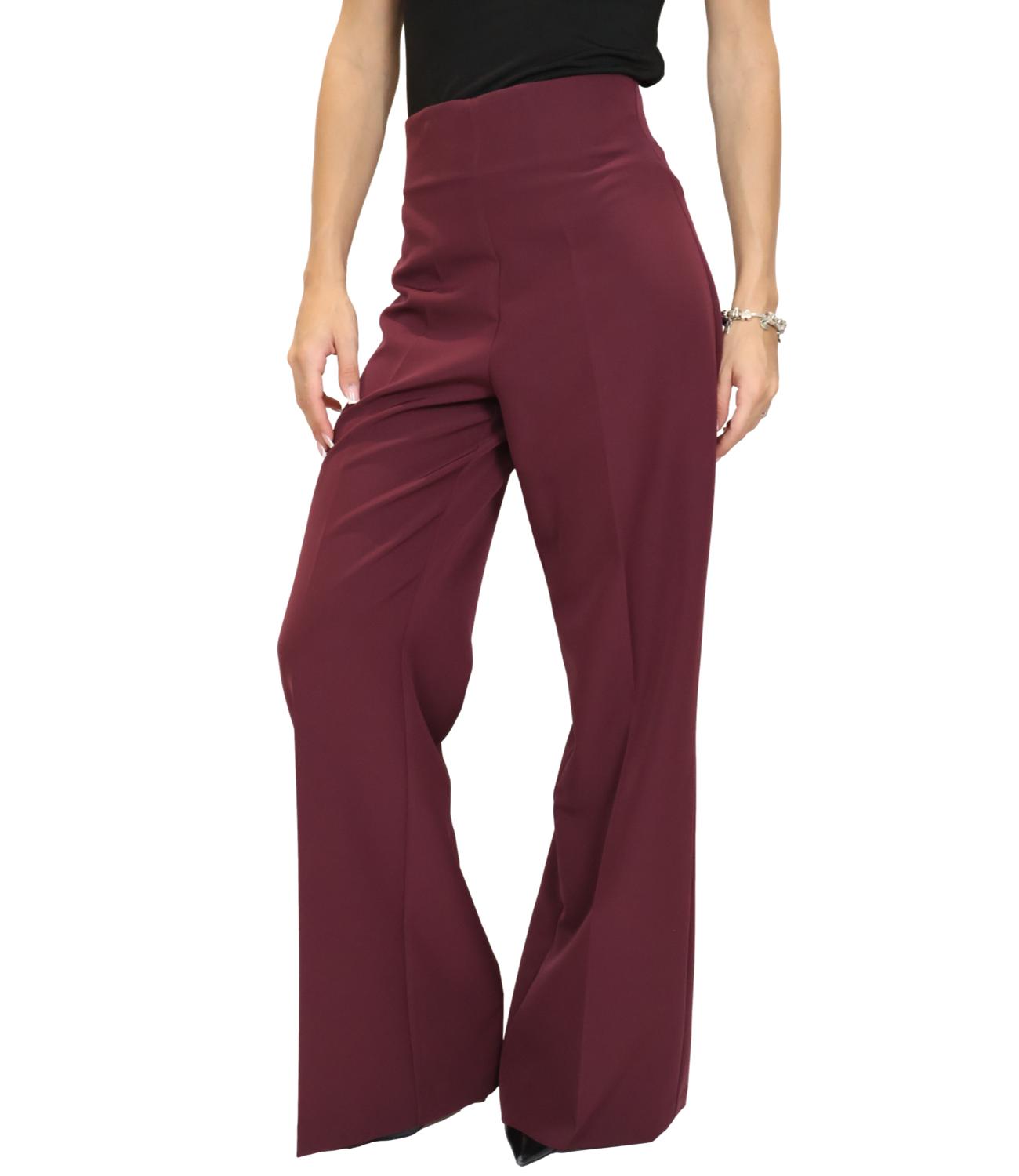 Silence Limited Pantalone da Donna - Bordeaux - Sd2025dailyai26