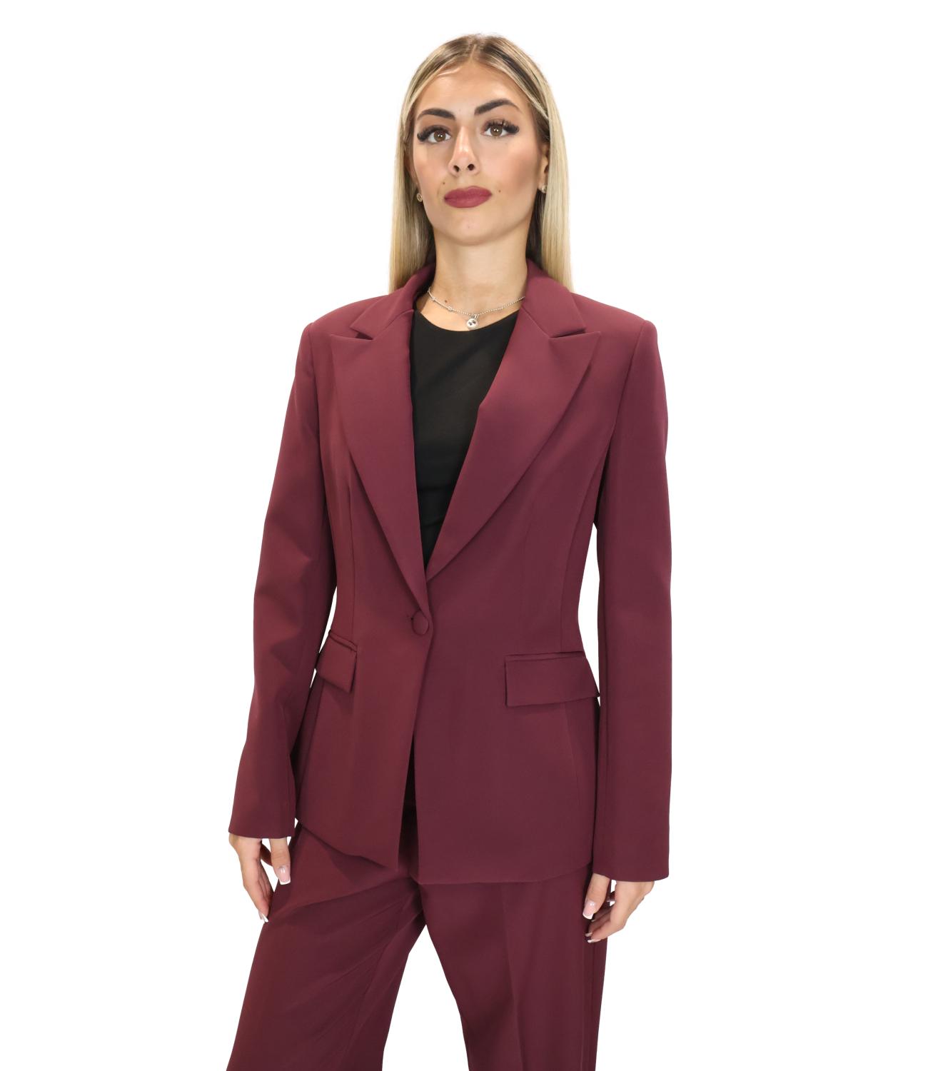 Silence Limited Giacca da Donna - Bordeaux - Sd5020dailyai26