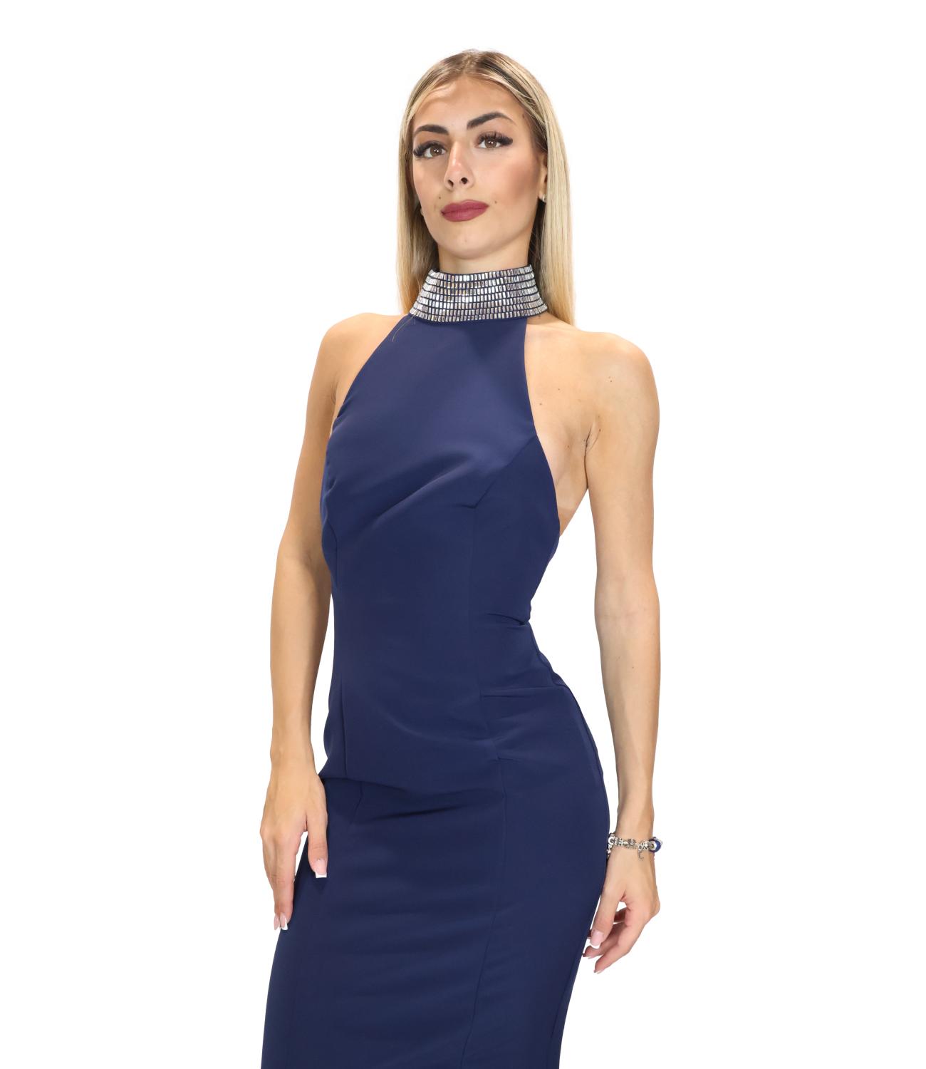 Silence Limited Abito da Donna - Navy - Slab040appai26