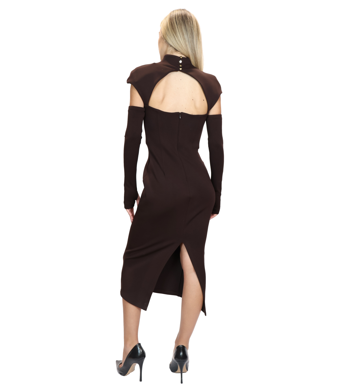 Silence Limited Abito da Donna - Dark Brown - Slab047ai26