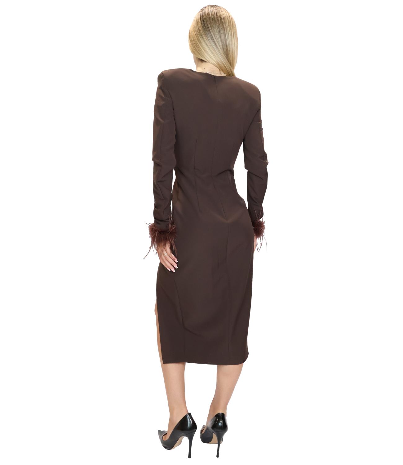 Silence Limited Abito da Donna - Dark Brown - Slab051pluai26