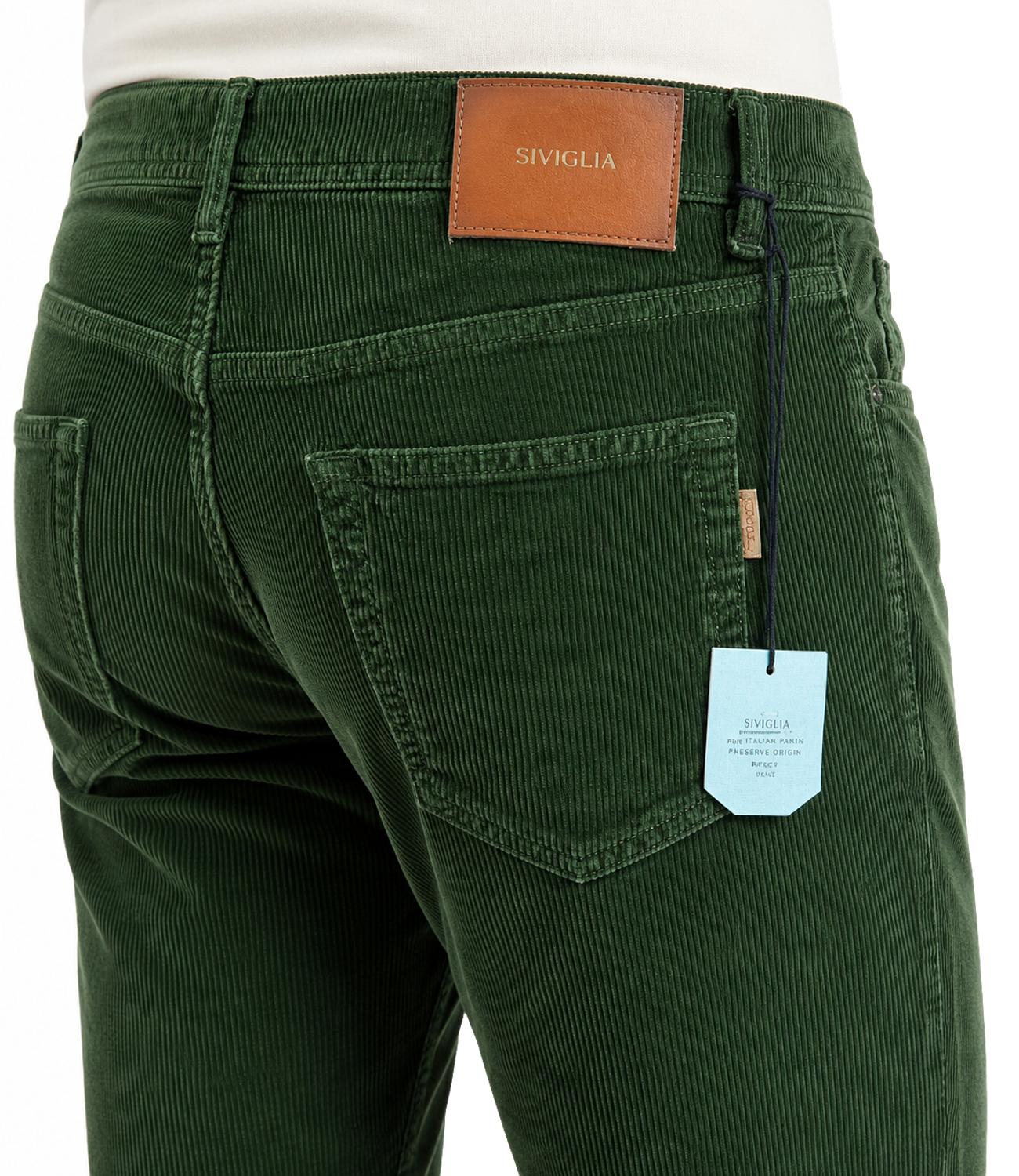 Siviglia Pantalone da Uomo - Verde - Svm02018v002318px