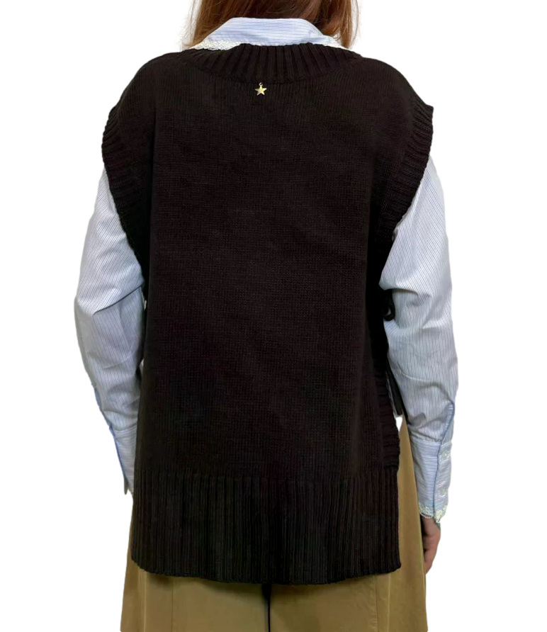 Souvenir Gilet da Donna - Moro - S40b0055