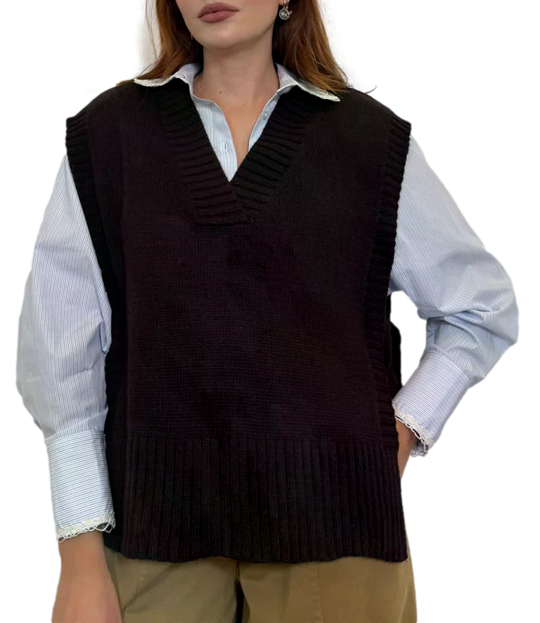 Souvenir Gilet da Donna - Moro - S40b0055