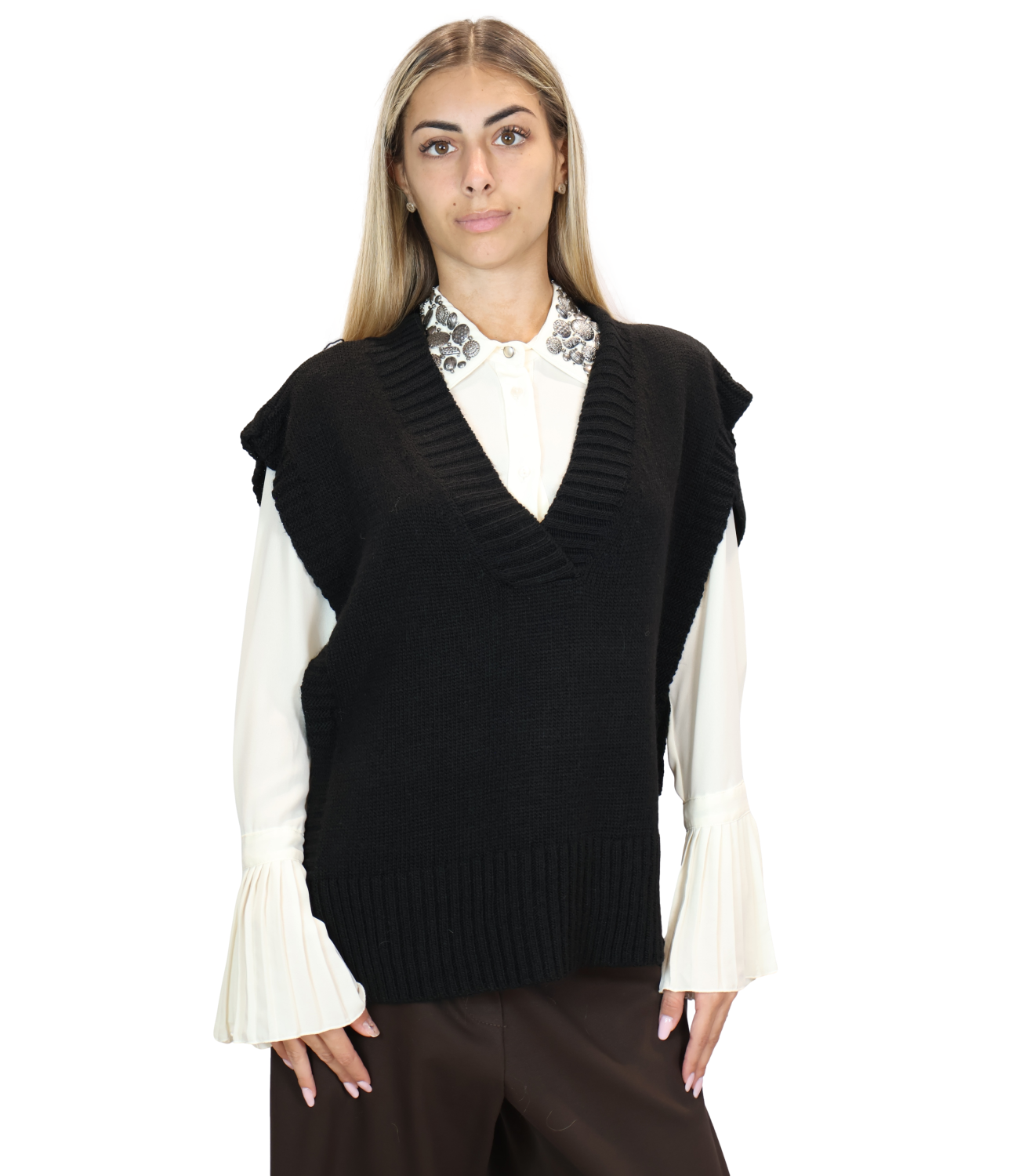 Souvenir Gilet da Donna - Nero - S40b0055