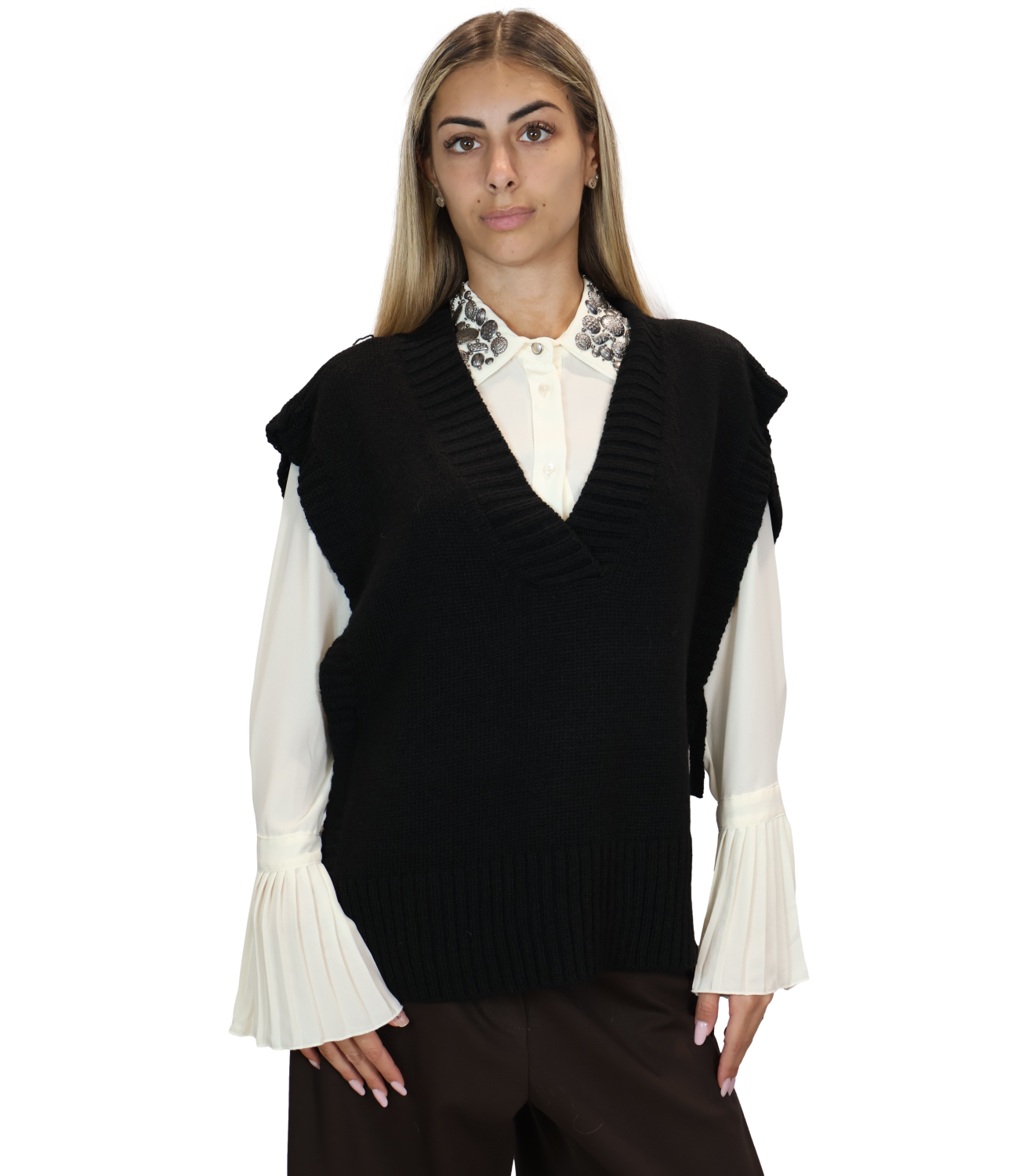 Souvenir Gilet da Donna - Nero - S40b0055