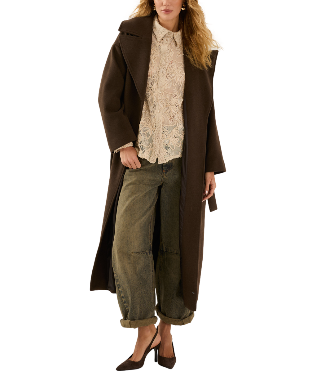 Souvenir Cappotto da Donna - Cioccolato - W40s0311