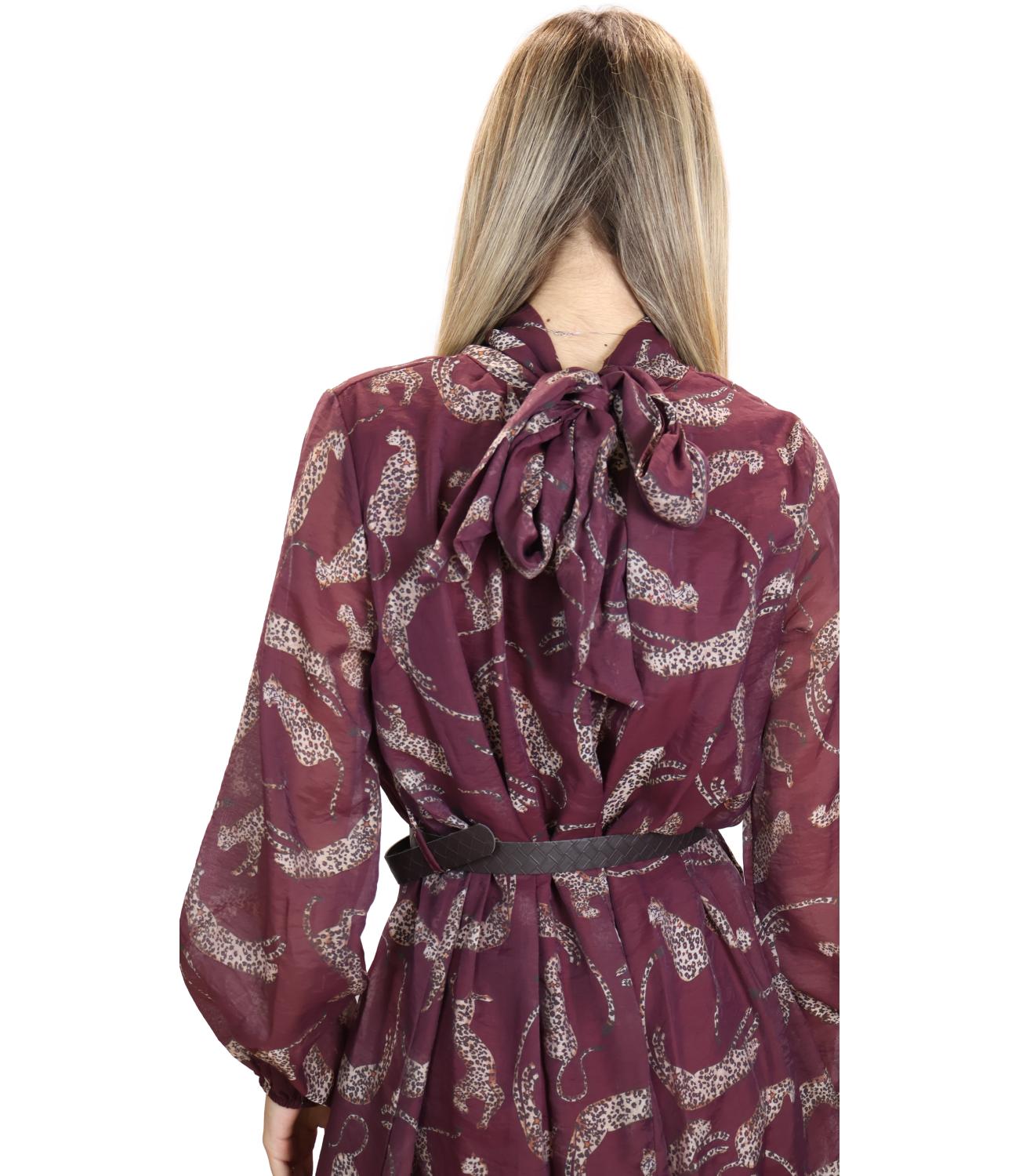 Studio it Abito da Donna - Vino - L6758