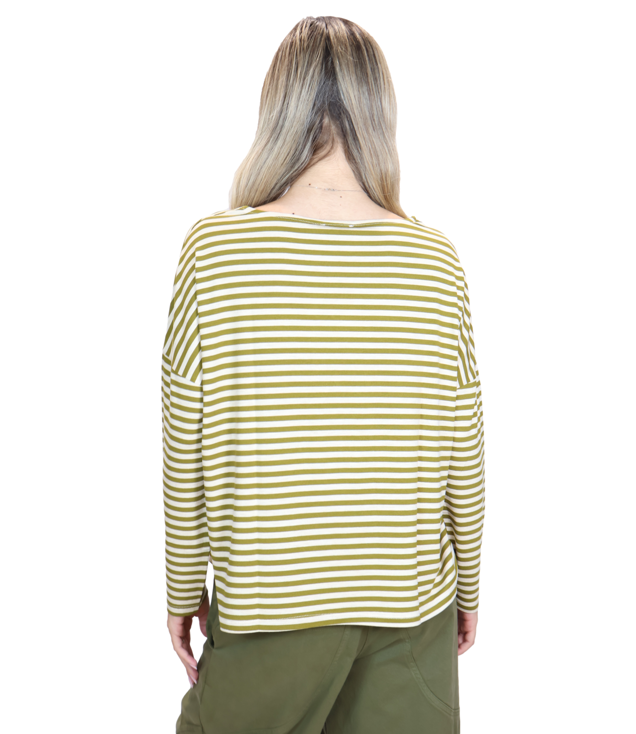 Susy Mix Maglia da Donna - Verde Oliva - 12384
