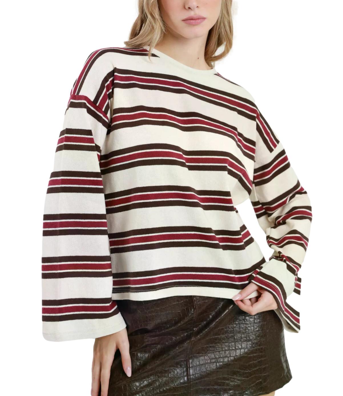 Susy Mix Maglia da Donna - Panna - 12491