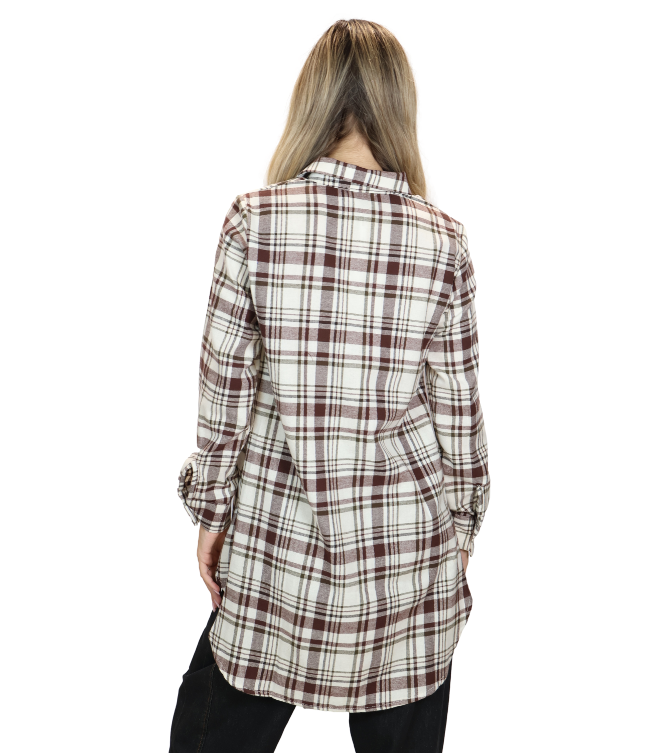 Susy Mix Camicia da Donna - Vino - 23084la