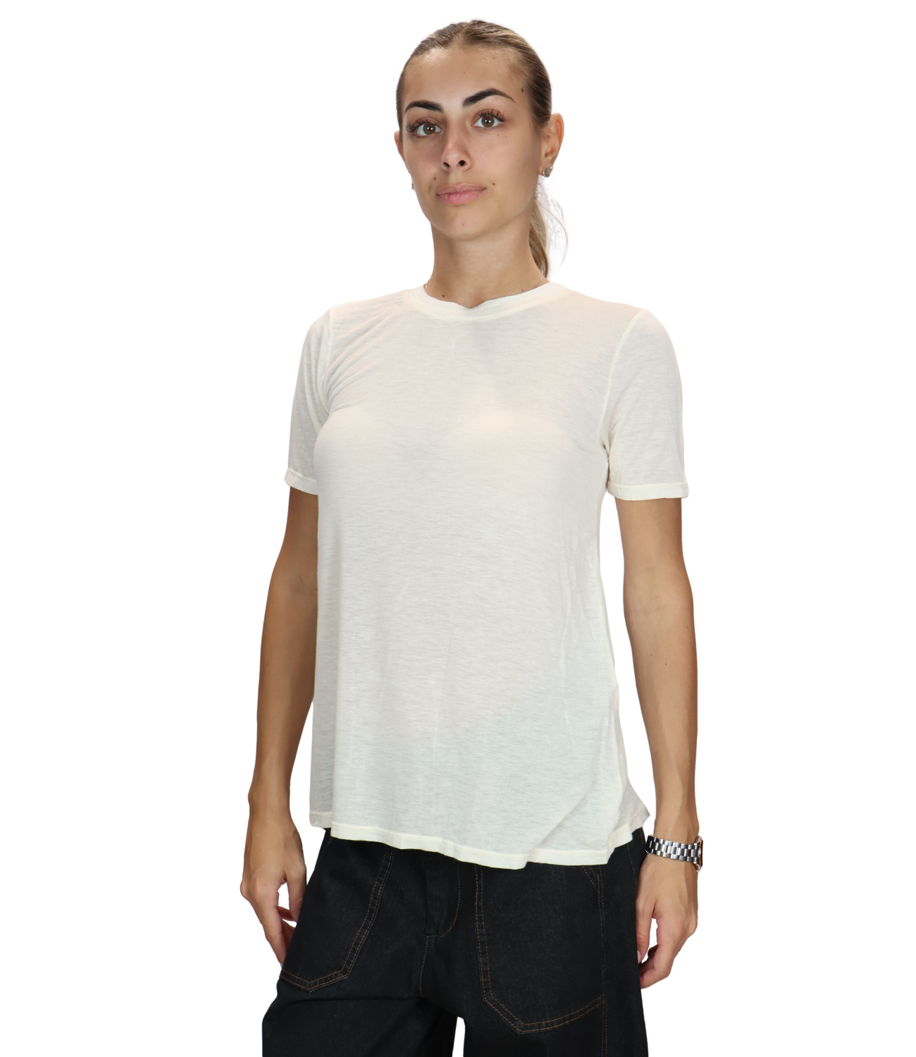 Susy Mix Maglia da Donna - Burro - 2762