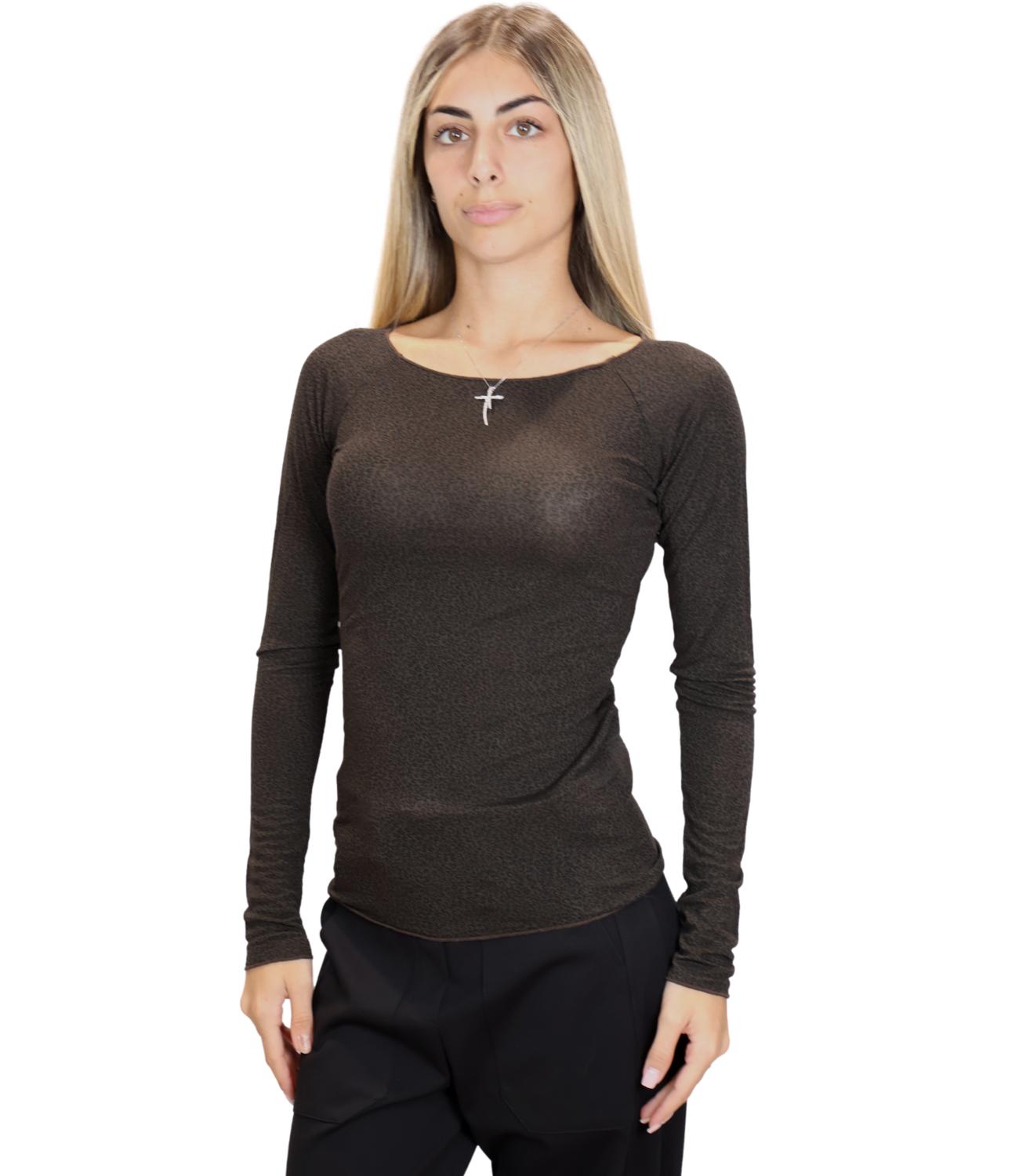 Susy Mix Maglia da Donna - Moro - 2782