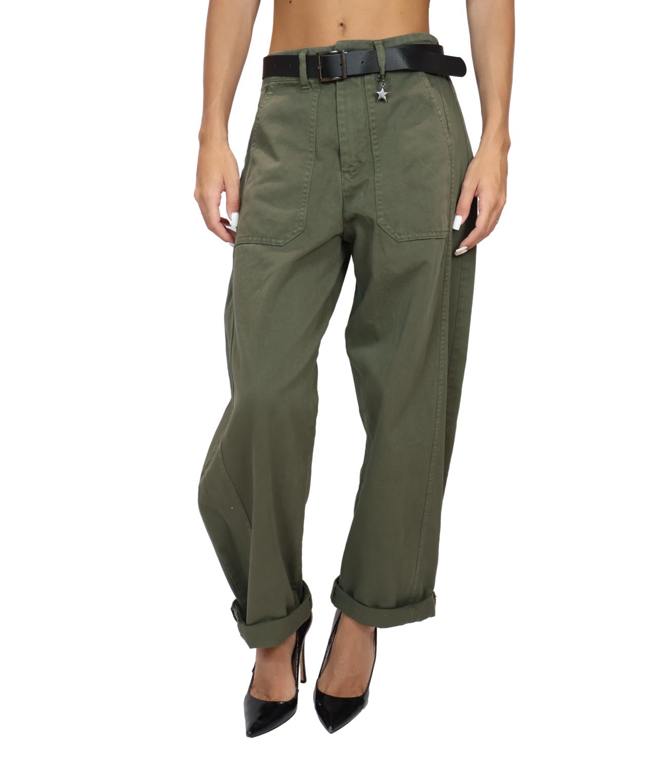 Susy Mix Pantalone da Donna - Militare - 58300pea