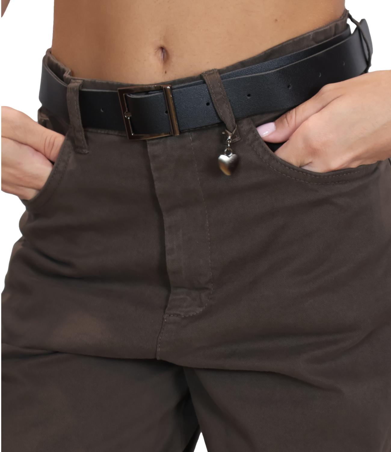 Susy Mix Pantalone da Donna - Moro - 60285pmtr