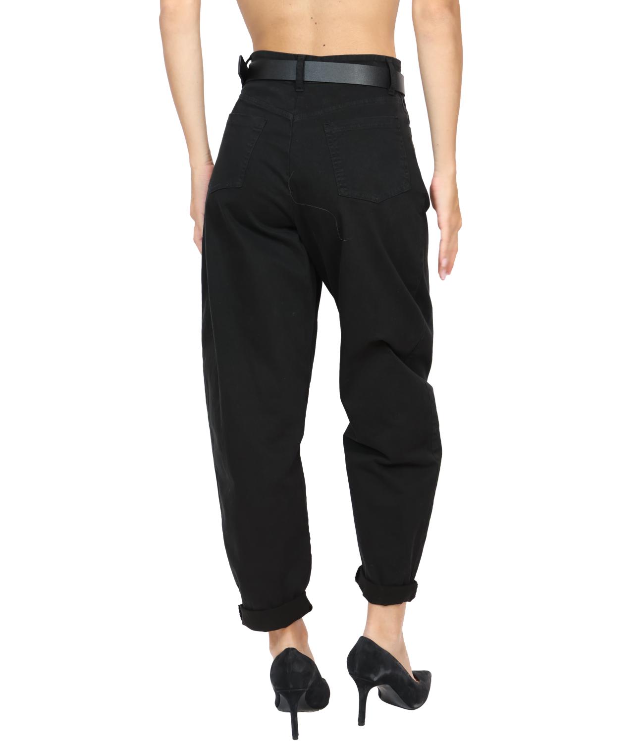Susy Mix Pantalone da Donna - Nero - 60285pmtr