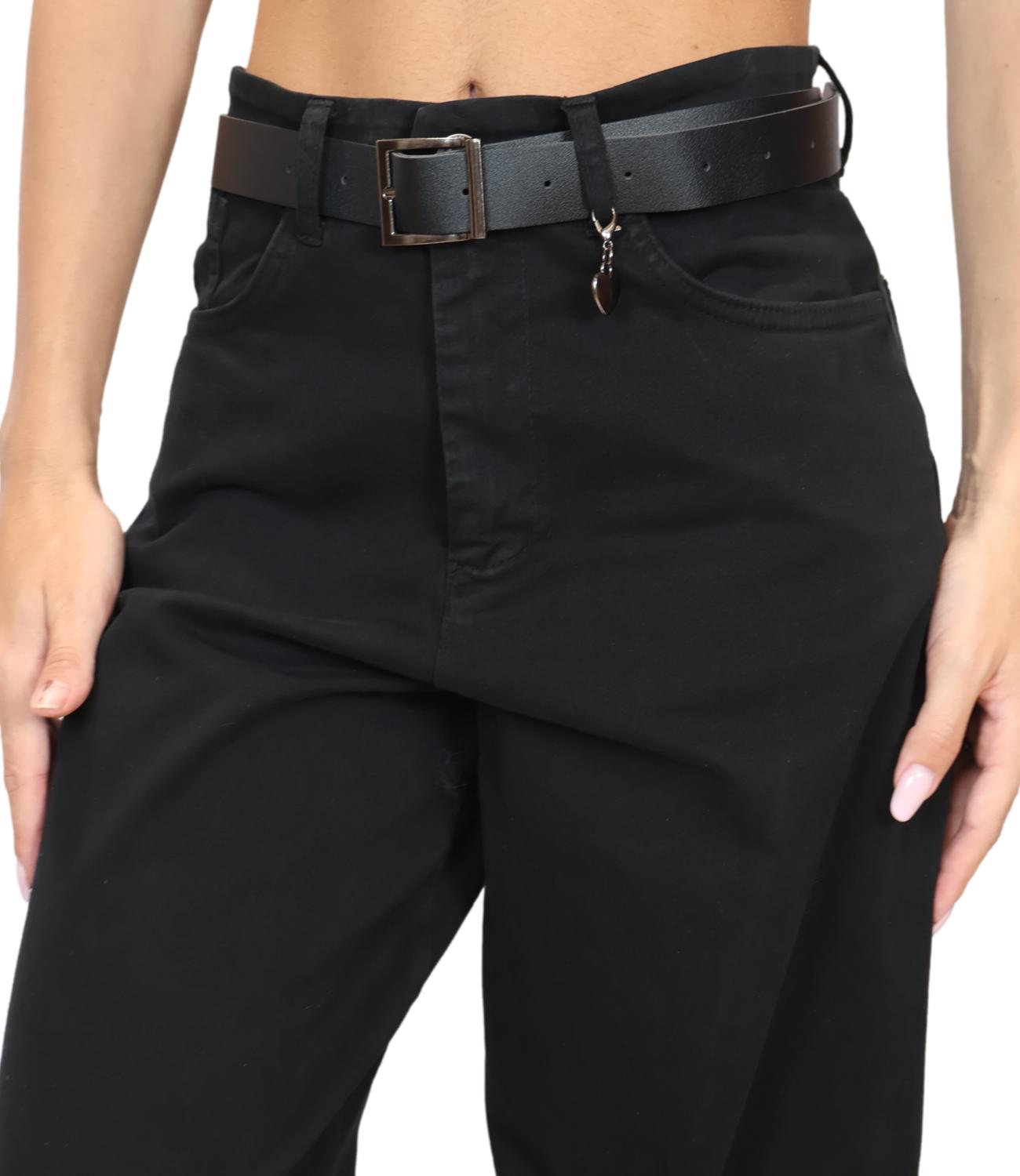 Susy Mix Pantalone da Donna - Nero - 60285pmtr