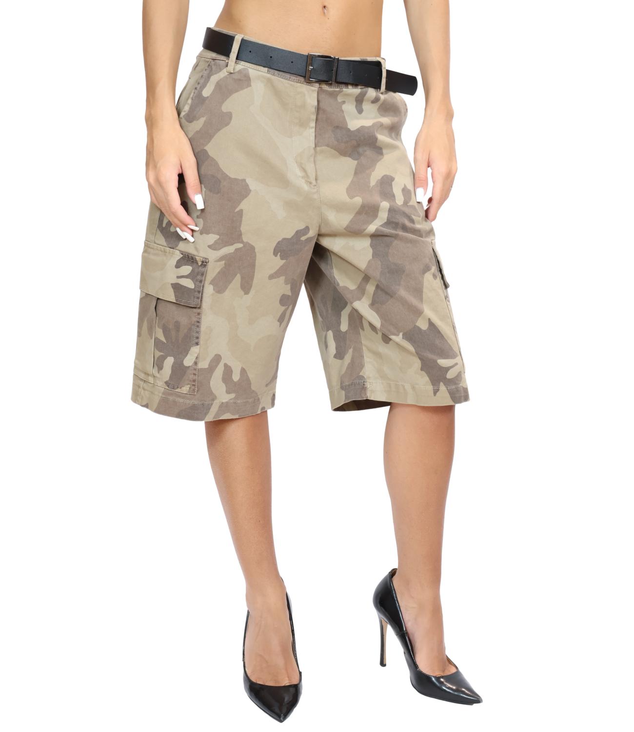 Susy Mix Bermuda da Donna - Militare - 61334pn