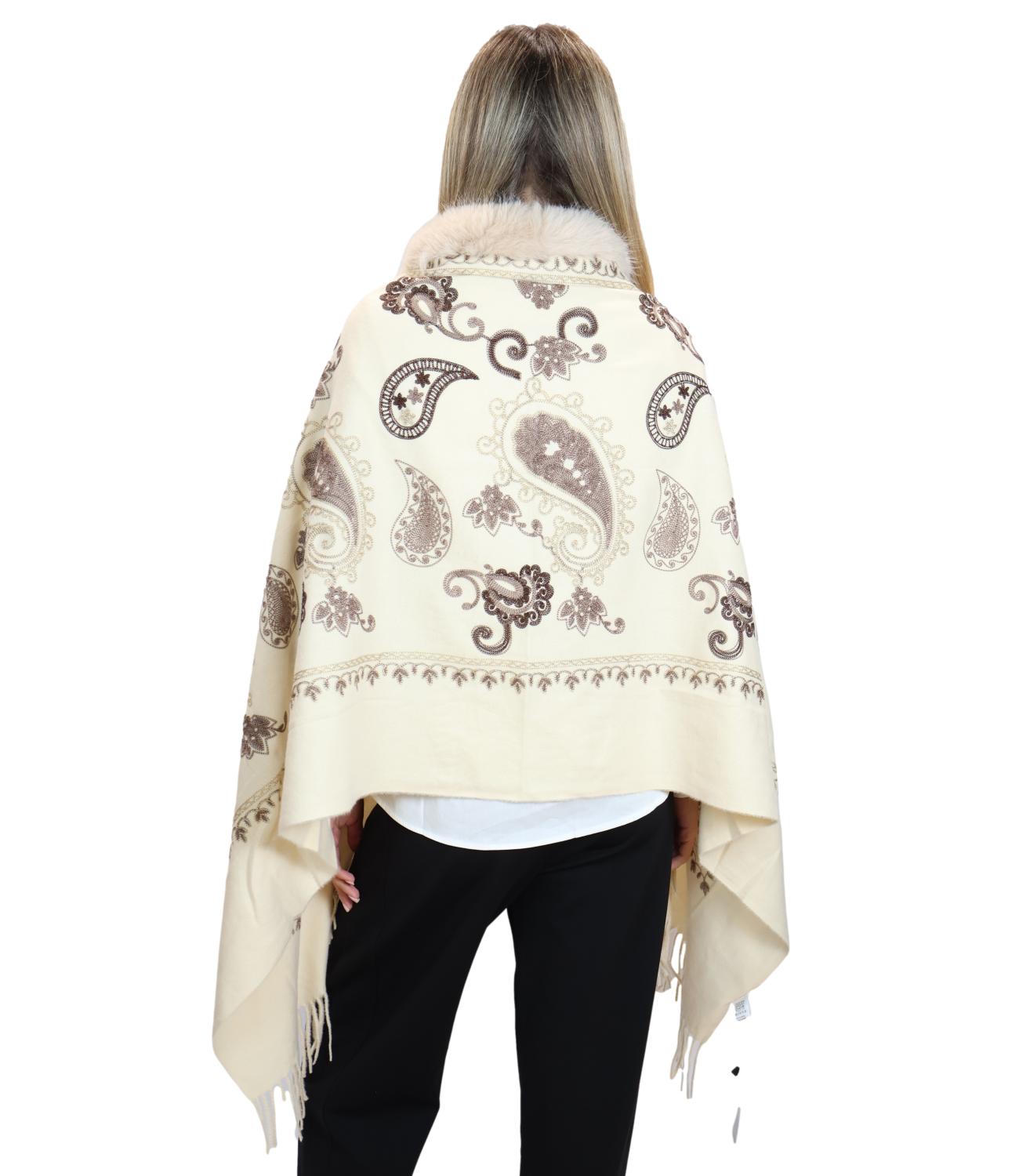 Susy Mix Stola da Donna - Panna - 9717re