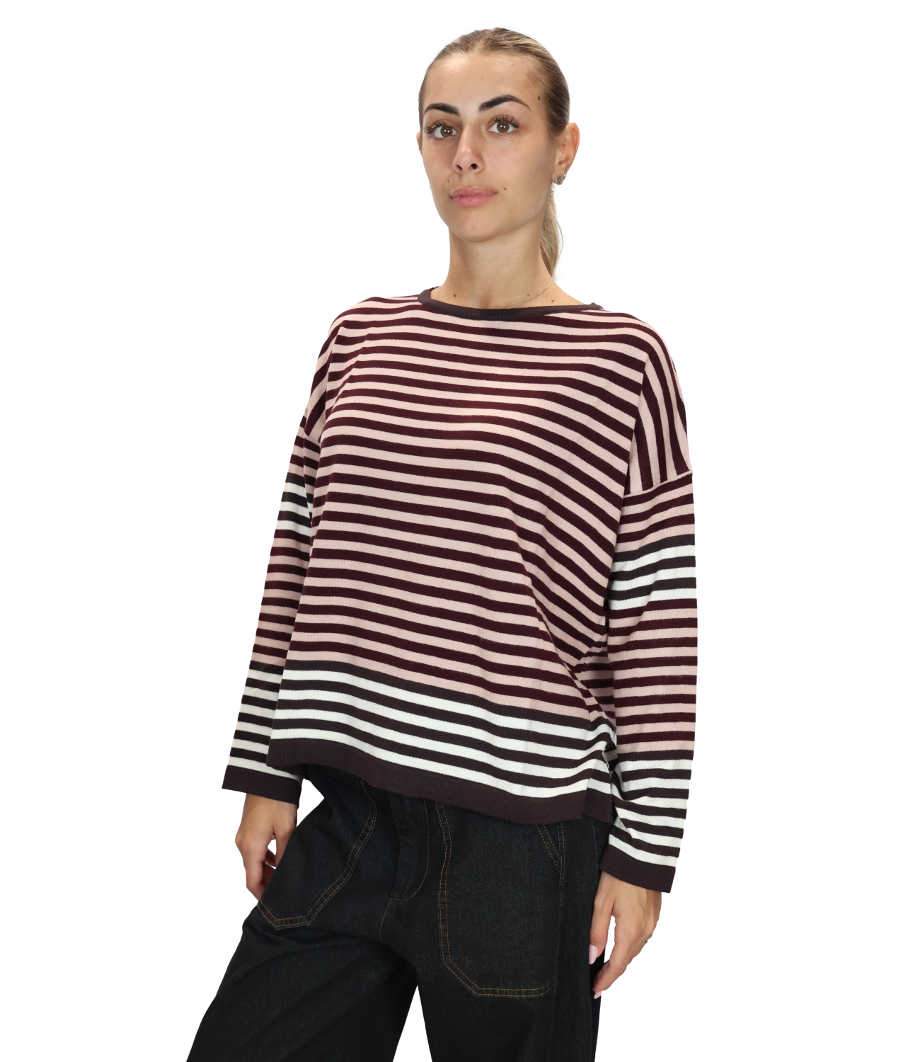 Susy Mix Maglia da Donna - Moro - Ai51133