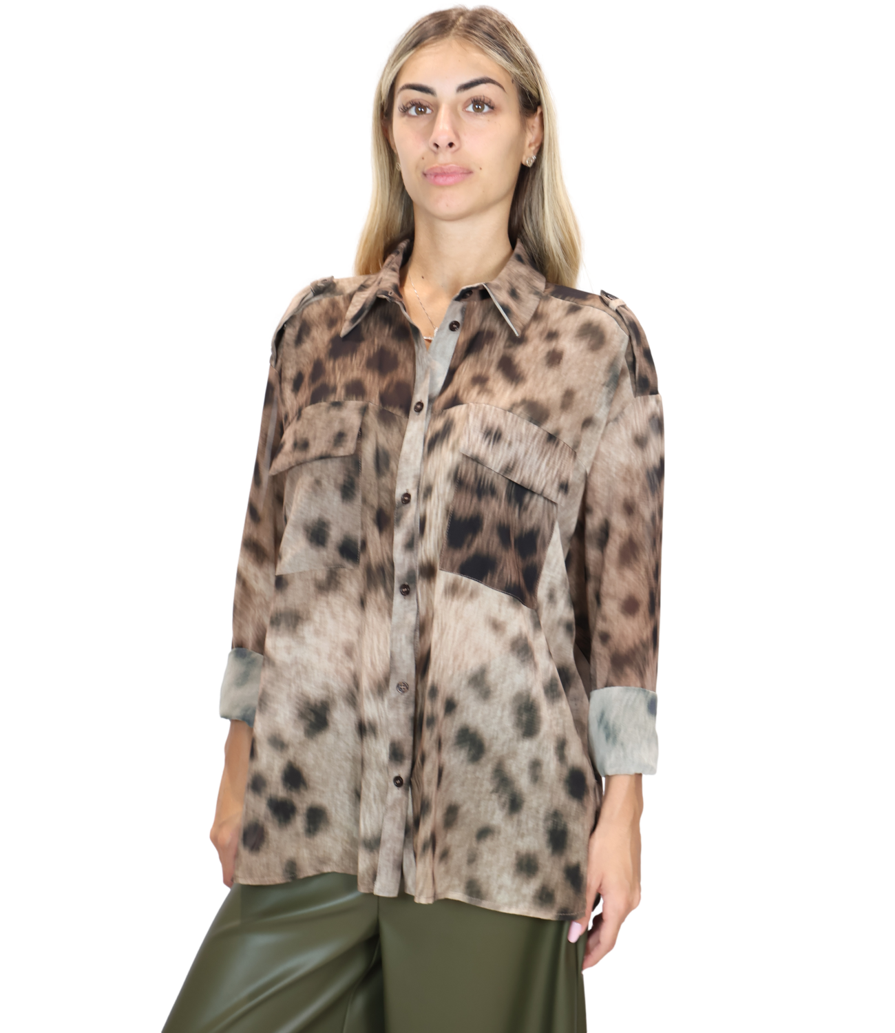 Susy Mix Camicia da Donna - Fantasia - Ca1312sm231