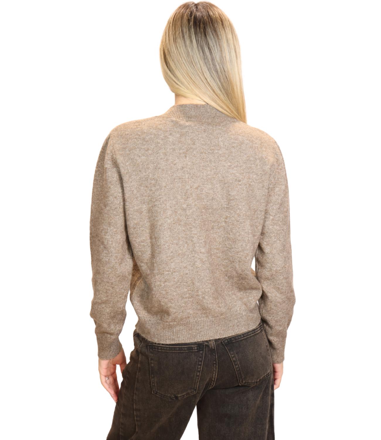 Susy Mix Maglia da Donna - Fango - K35327