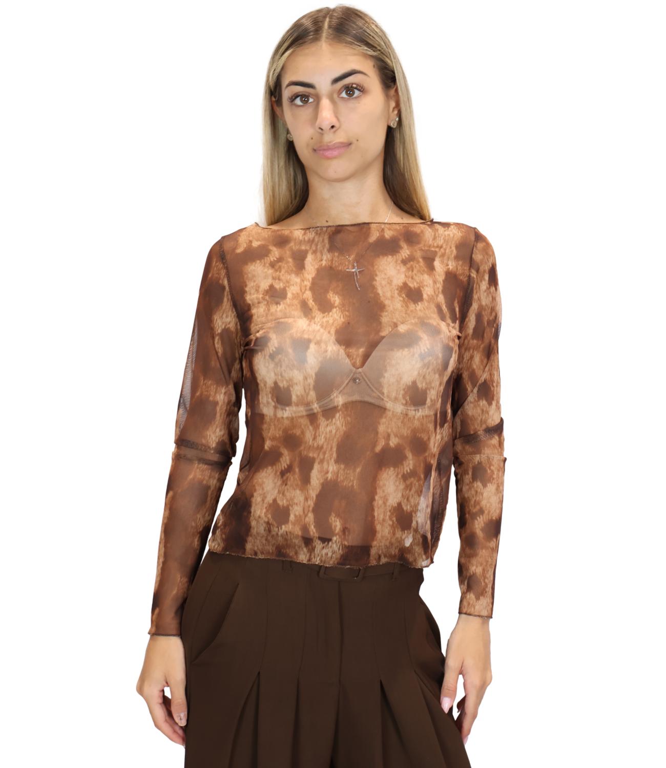 Susy Mix Maglia da Donna - Moro - L362gr25