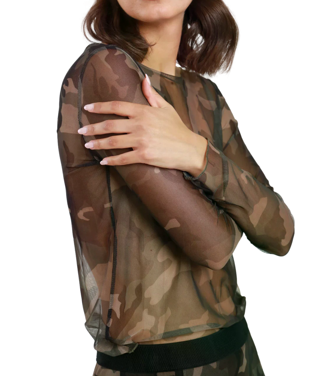 Susy Mix Maglia da Donna - Mimetico - L362mi