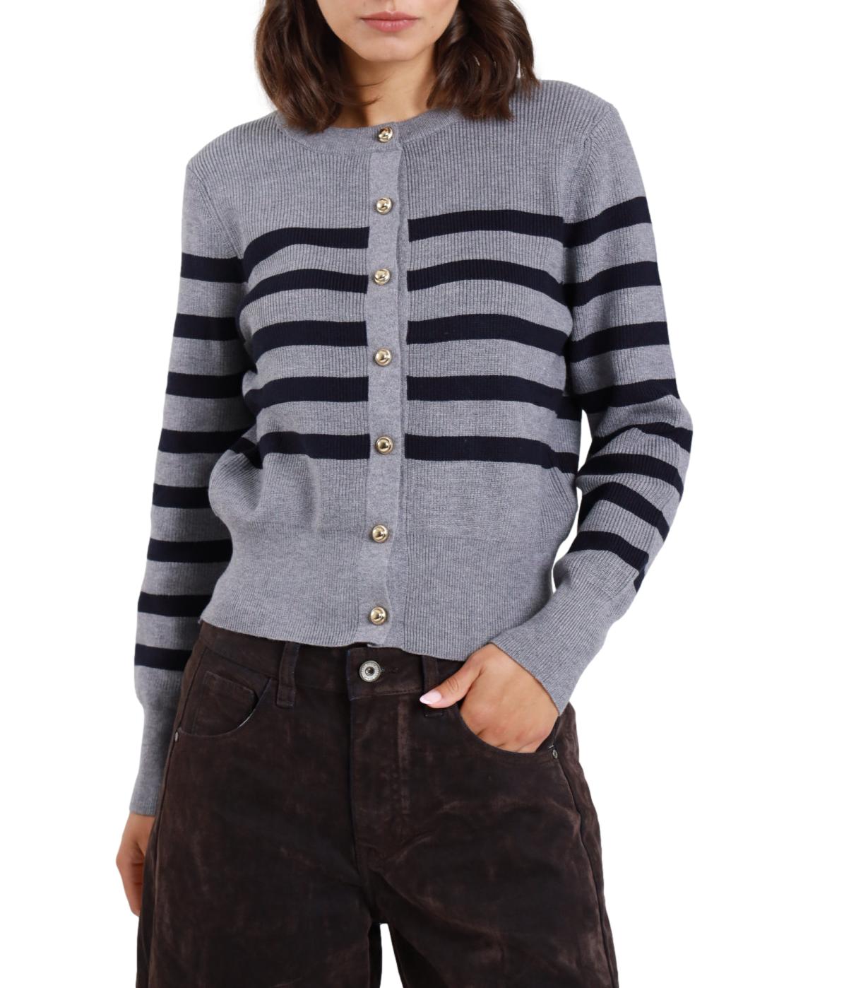 Susy Mix Maglia da Donna - Grigio - M149