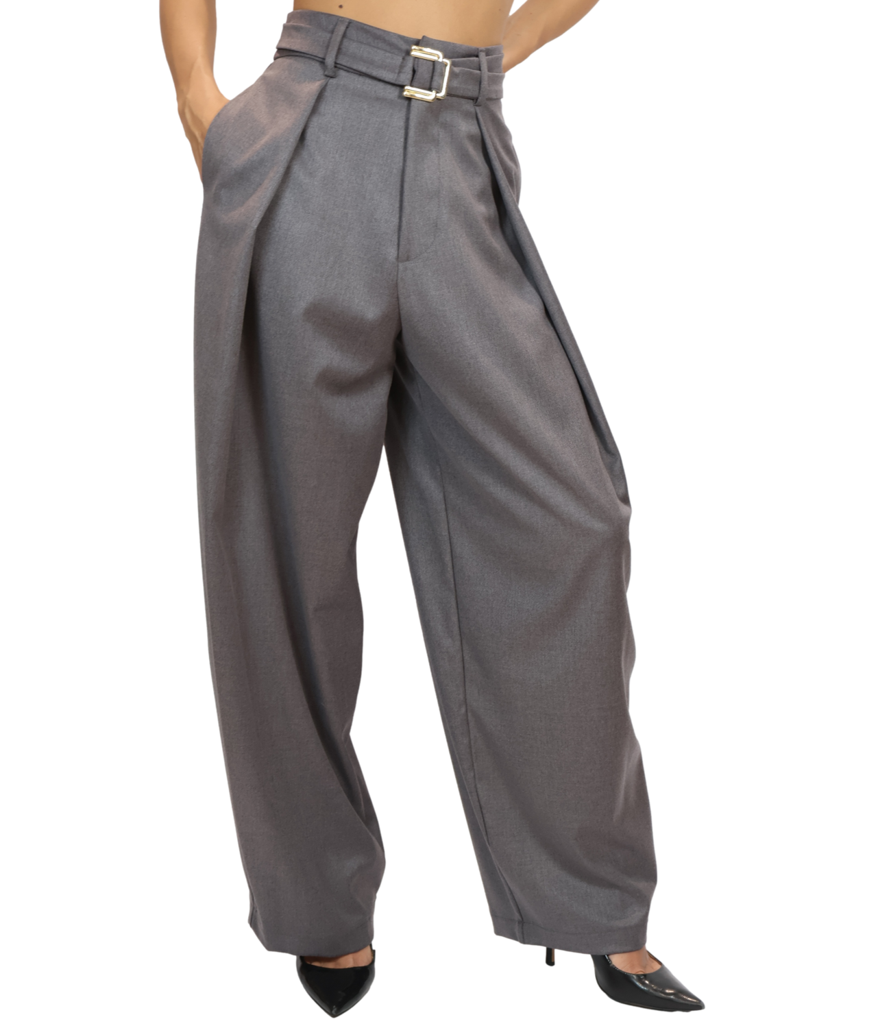 Susy Mix Pantalone da Donna - Grigio - Pa909smt271