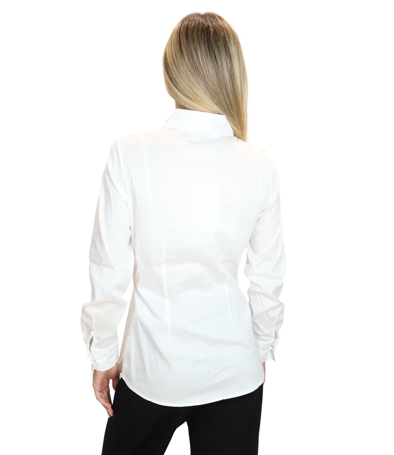 Susy Mix Camicia da Donna - Bianco - Pp459t6