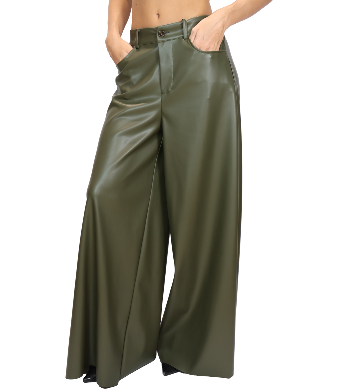 Susy Mix Pantalone da Donna - Militare - S12132eco